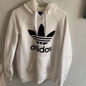 White Adidas Hoodie
